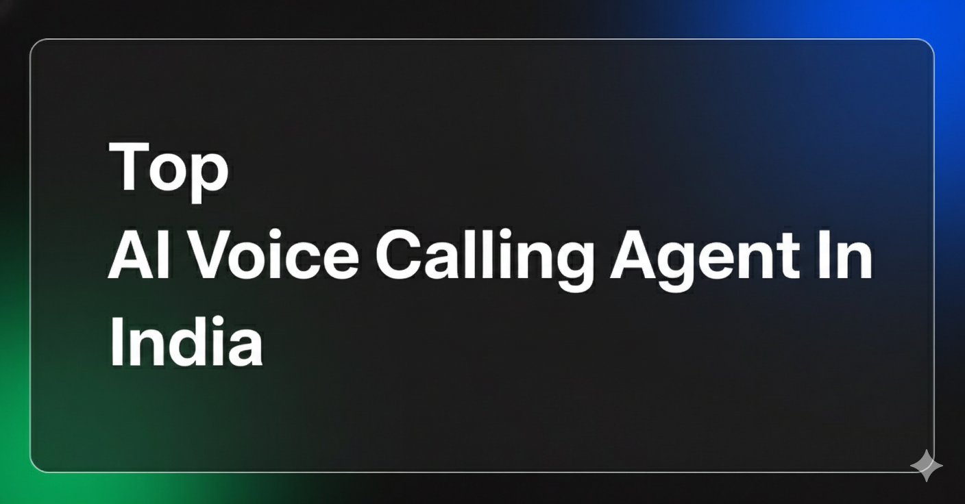 Top AI Voice Calling Agent In India