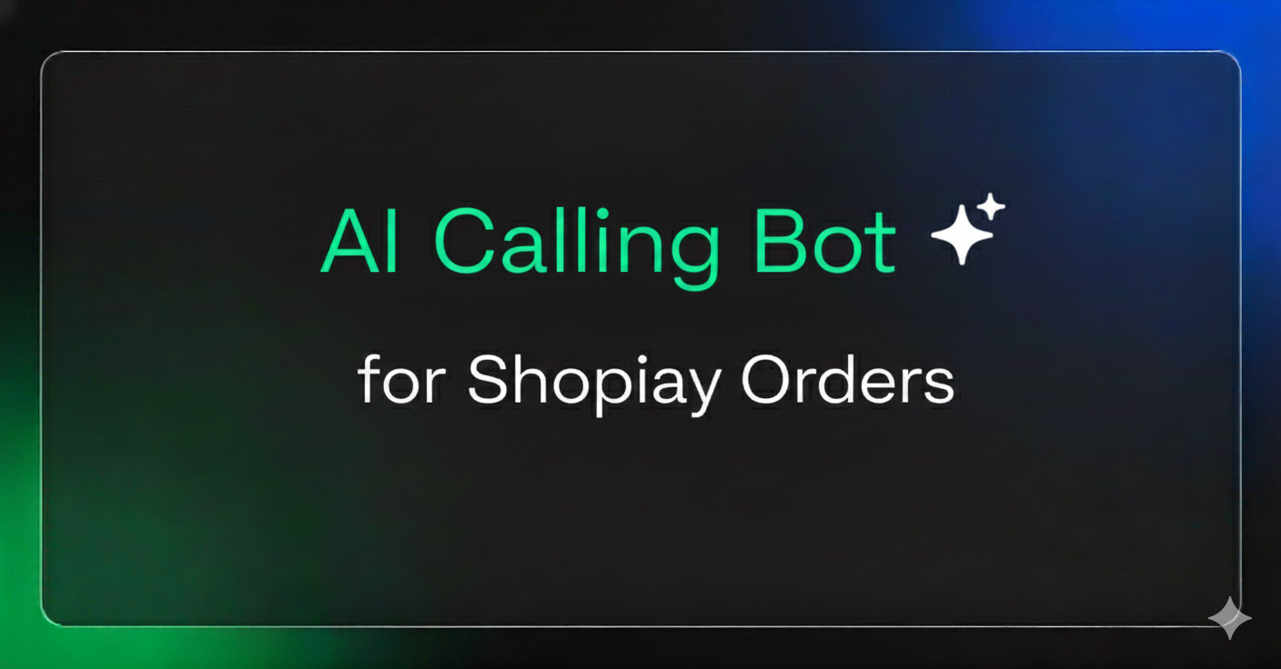 AI Calling Bot for Shopify Orders