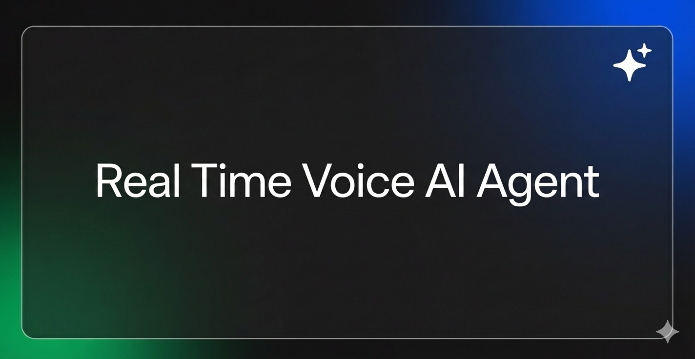 Real Time Voice AI Agents