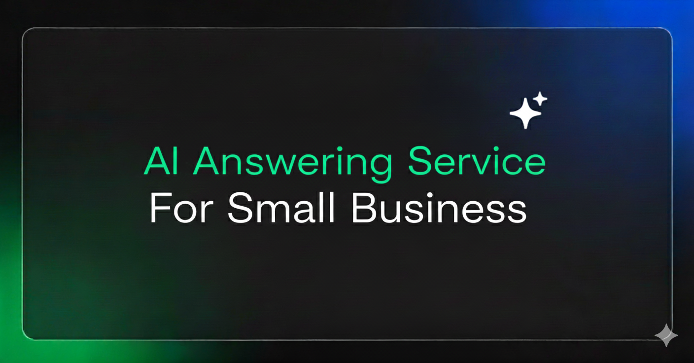 AI Answering Service For Small Business